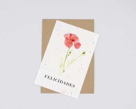Postal com Sementes- 