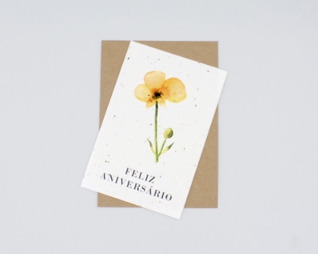 Postal com Sementes- 